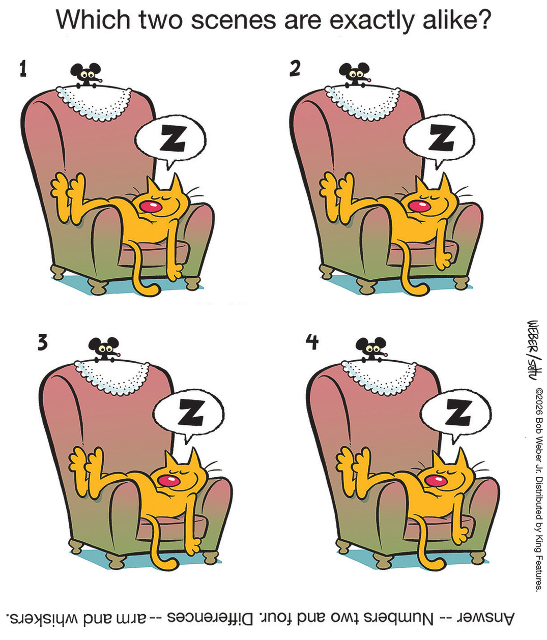 07/18/2026 Slylock Fox four-scene comparison comic