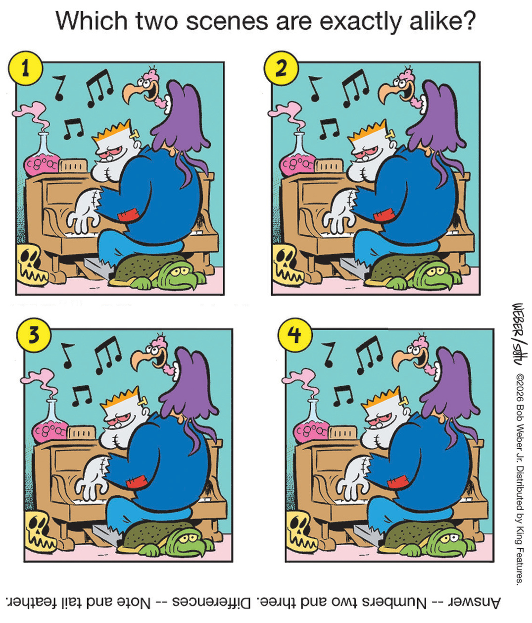 08/08/2026 Slylock Fox four-scene comparison comic