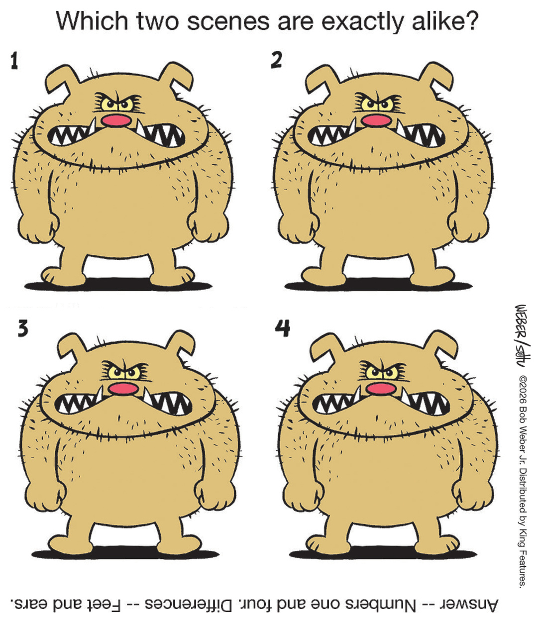08/19/2026 Slylock Fox four-scene comparison comic