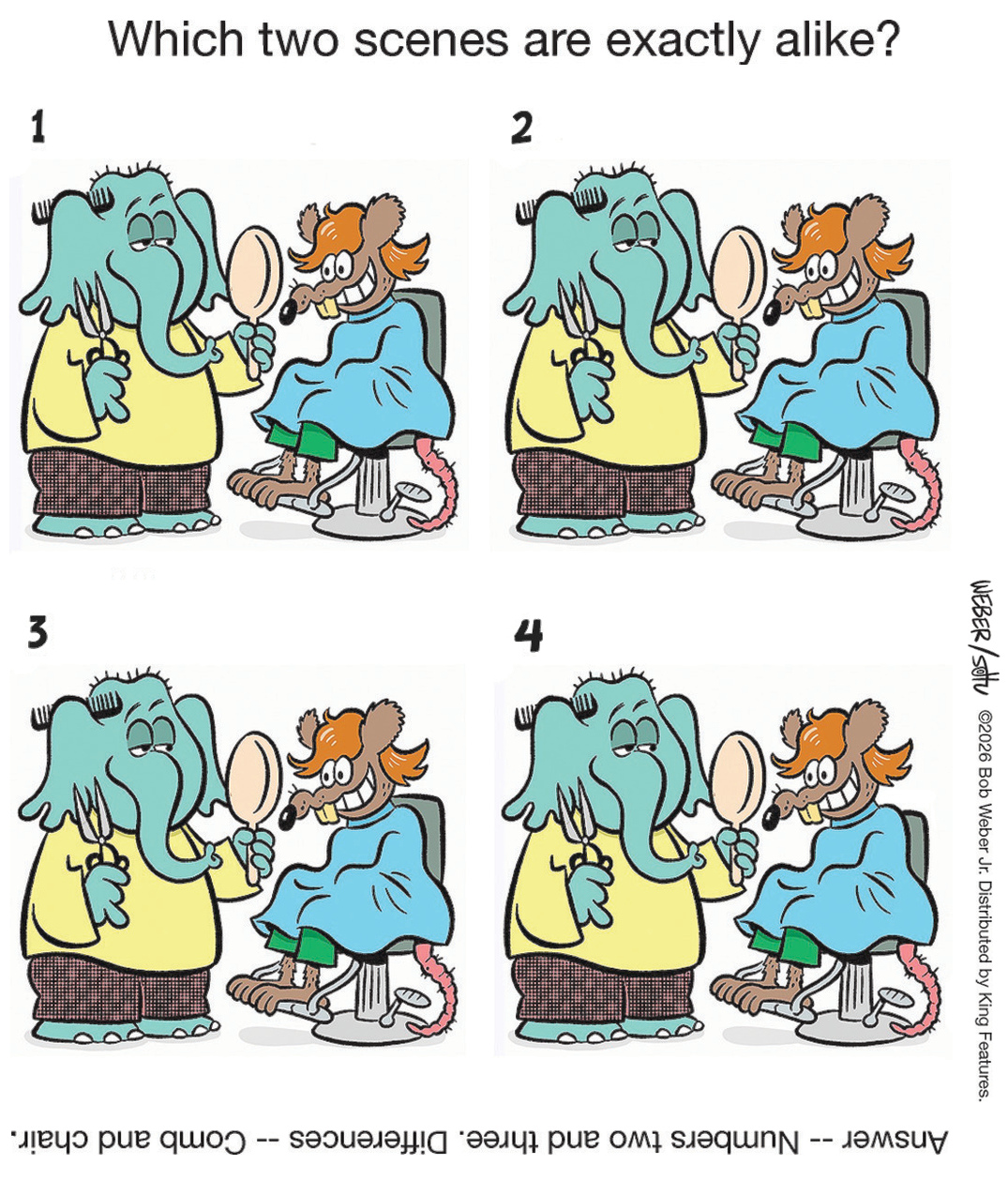 08/26/2026 Slylock Fox four-scene comparison comic