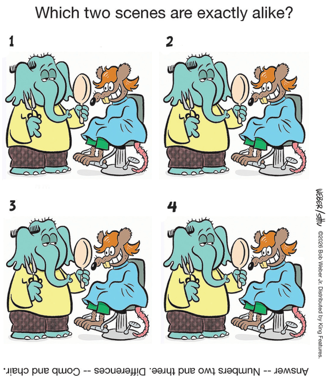 08/26/2026 Slylock Fox four-scene comparison comic